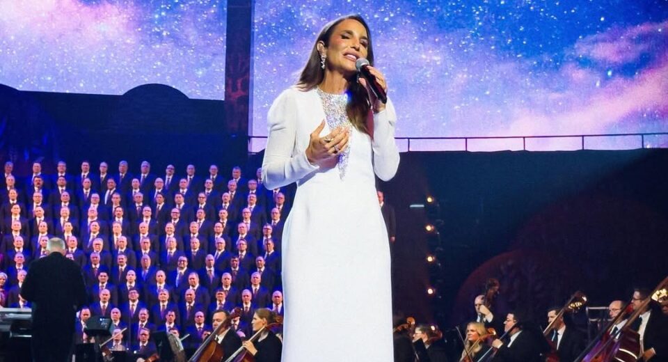 Ivete Sangalo em São Paulo, na turnê “Canções da Esperança”.
